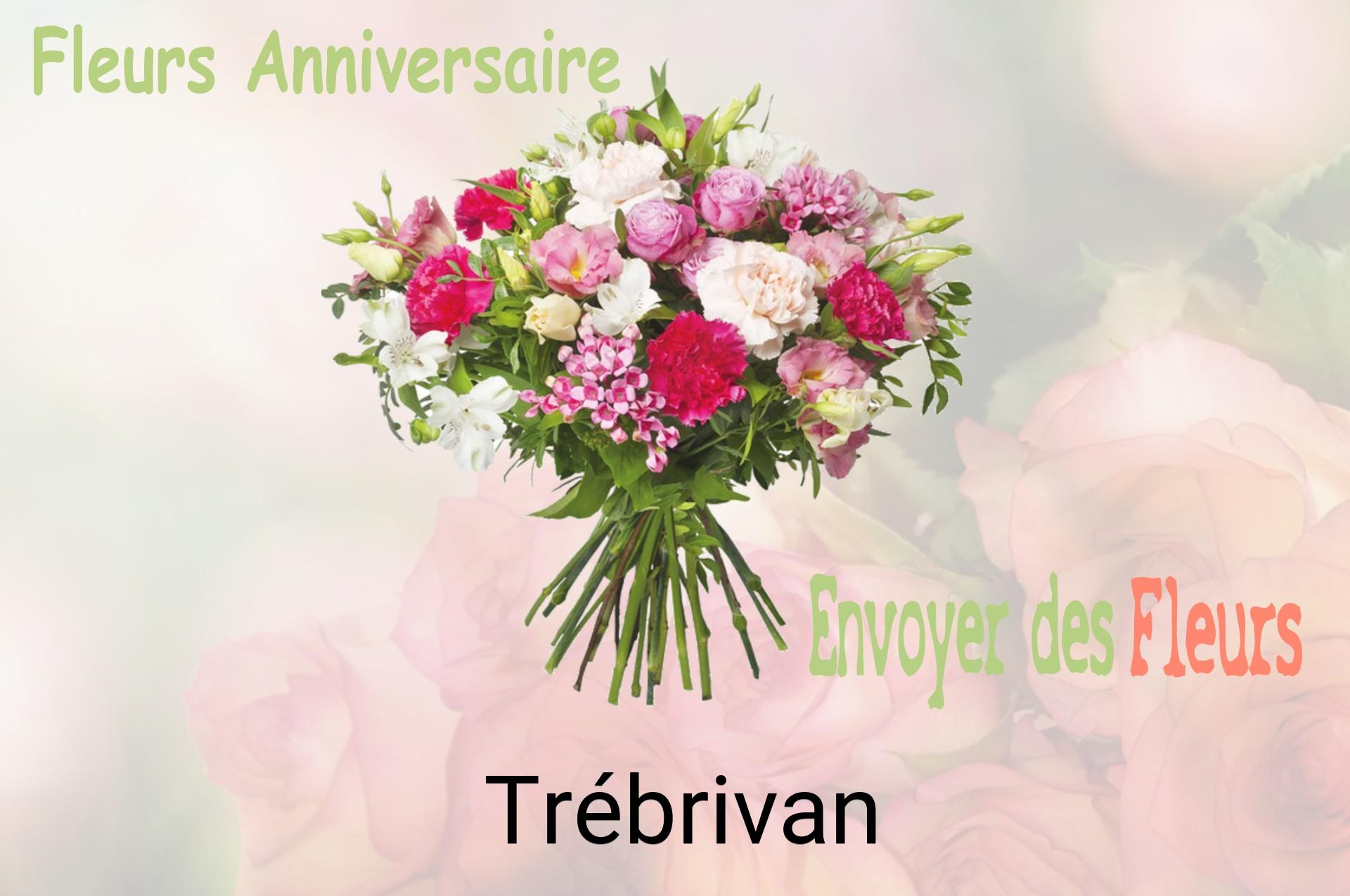 Bouquet de fleurs d’anniversaire livré à Trébrivan